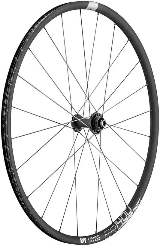 ER 1400 DiCut Front Wheel - 700 12 x 100mm Center-Lock Black - Bicycle Warehouse