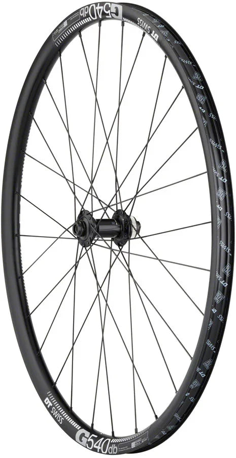 Shimano Tiagra/DT G540 Front Wheel - 700c 12 x 100mm Center-Lock BLK - Bicycle Warehouse