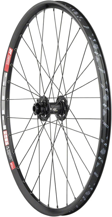 Quality Bear Pawls / DT Swiss 533D Front Wheel - 26" 15 x 100mm 6-Bolt BLK - Bicycle Warehouse