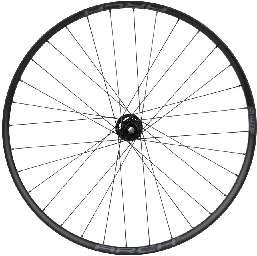 Quality Wheels DT 350 / Stans Arch S2 Front Wheel - 29" 15 x 110mm 6-Bolt BLK - Bicycle Warehouse