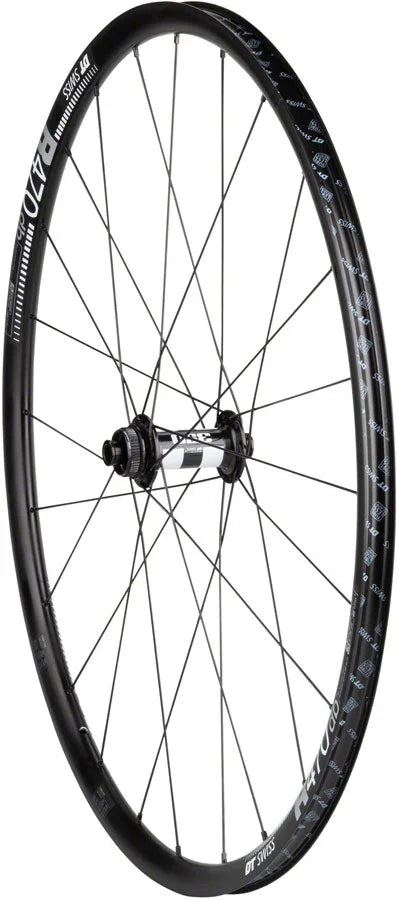 Quality DT 350/DT R470db Front Wheel - 700 12 x 100mm Center-Lock BLK - Bicycle Warehouse