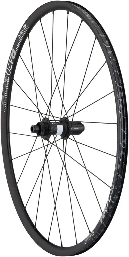 DT 350/DT R470db Rear Wheel - 700 12 x 142mm Center-Lock HG 11 Road BLK - Bicycle Warehouse