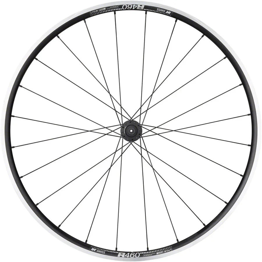 DT 240/DT R460 Front Wheel - 700 QR x 100mm Rim Brake Black - Bicycle Warehouse