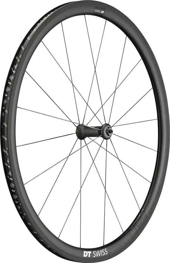 PRC 1400 Spline Front Wheel - 700 QR x 100mm Rim Brake Black - Bicycle Warehouse