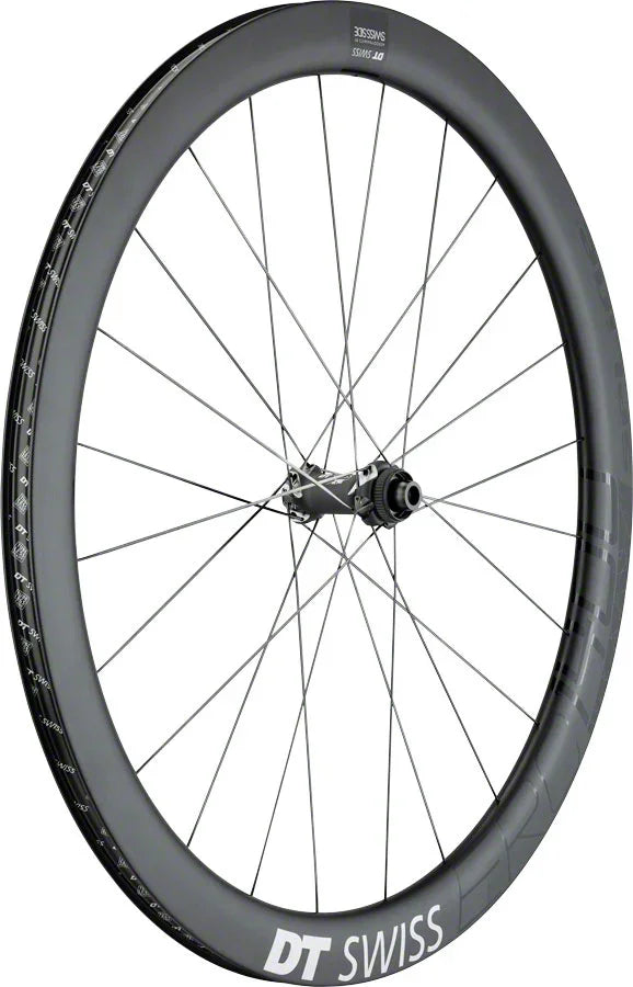 ERC 1400 Spline Front Wheel - 700 12 x 100mm Center-Lock Black - Bicycle Warehouse