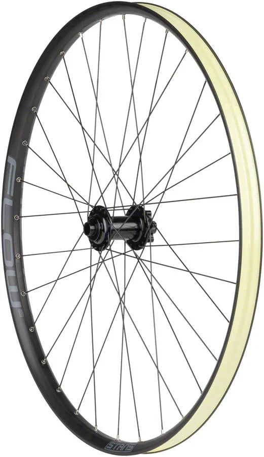 Stans Flow S2 Front Wheel - 29" 15 x 110mm 6-Bolt Black - Bicycle Warehouse