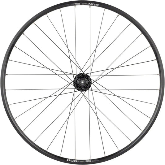 Quality Value Double Wall Series Disc Front Wheel - 27.5" QR x 100mm 6-Bolt/Rim BLK - Bicycle Warehouse