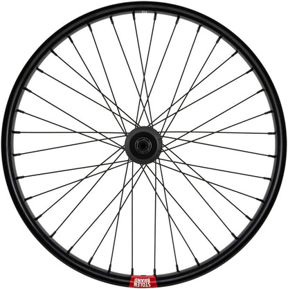 Rampage Pro Street Front Wheel - 20" 3/8" x 100mm Brakeless Black - Bicycle Warehouse