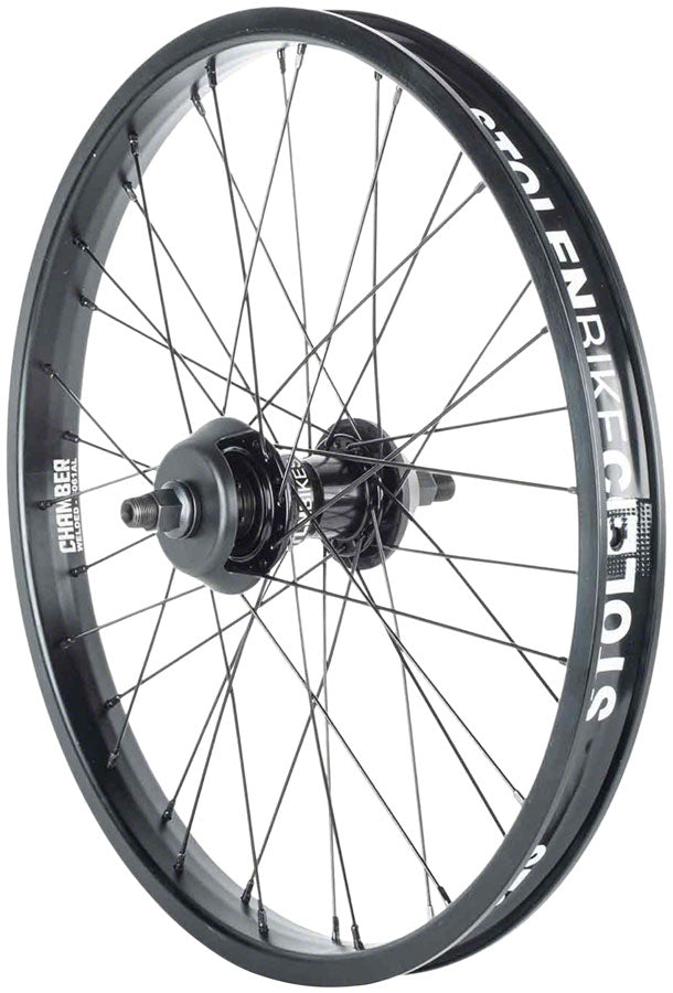 Rampage Pro Rear Wheel - 20" 14 x 110mm Rim Brake Freecoaster BLK 9T LHD - Bicycle Warehouse