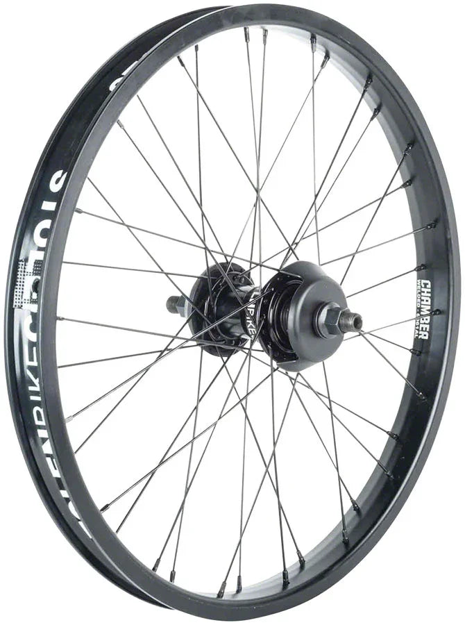 Rampage Pro Rear Wheel - 20" 14 x 110mm Rim Brake Freecoaster BLK 9T RHD - Bicycle Warehouse