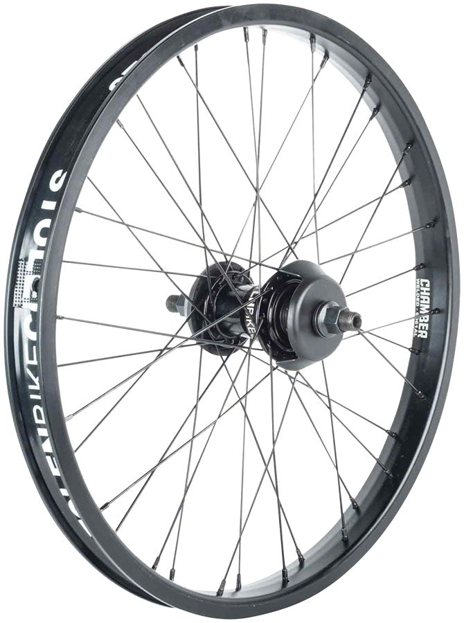 Rampage Pro Rear Wheel - 20" 14 x 110mm Rim Brake Freecoaster BLK 9T LHD - Bicycle Warehouse