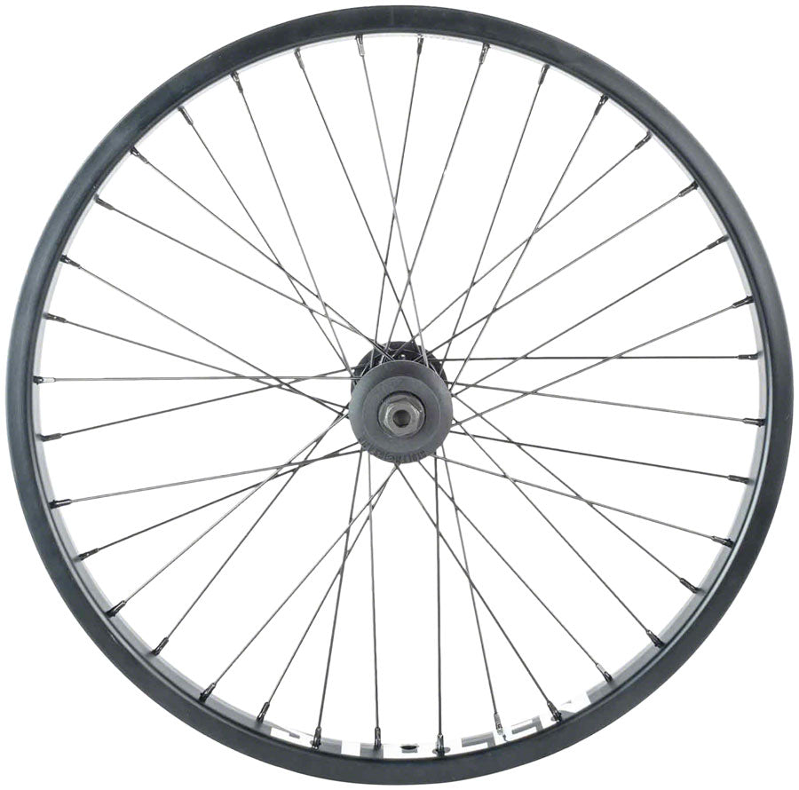 Rampage Pro Front Wheel - 20" 3/8" x 100mm Rim Brake Black - Bicycle Warehouse