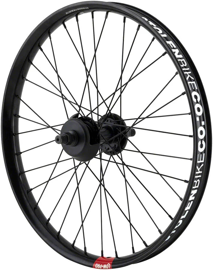 Rampage Pro Street Rear Wheel - 20" 14 x 110mm Brakeless Cassette BLK 9T RHD - Bicycle Warehouse