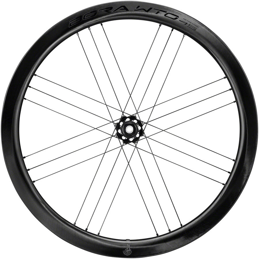 Bora WTO 45 C23 Front Wheel - 700c QR x 100mm Center-Lock 2-Way Fit Carbon - Bicycle Warehouse
