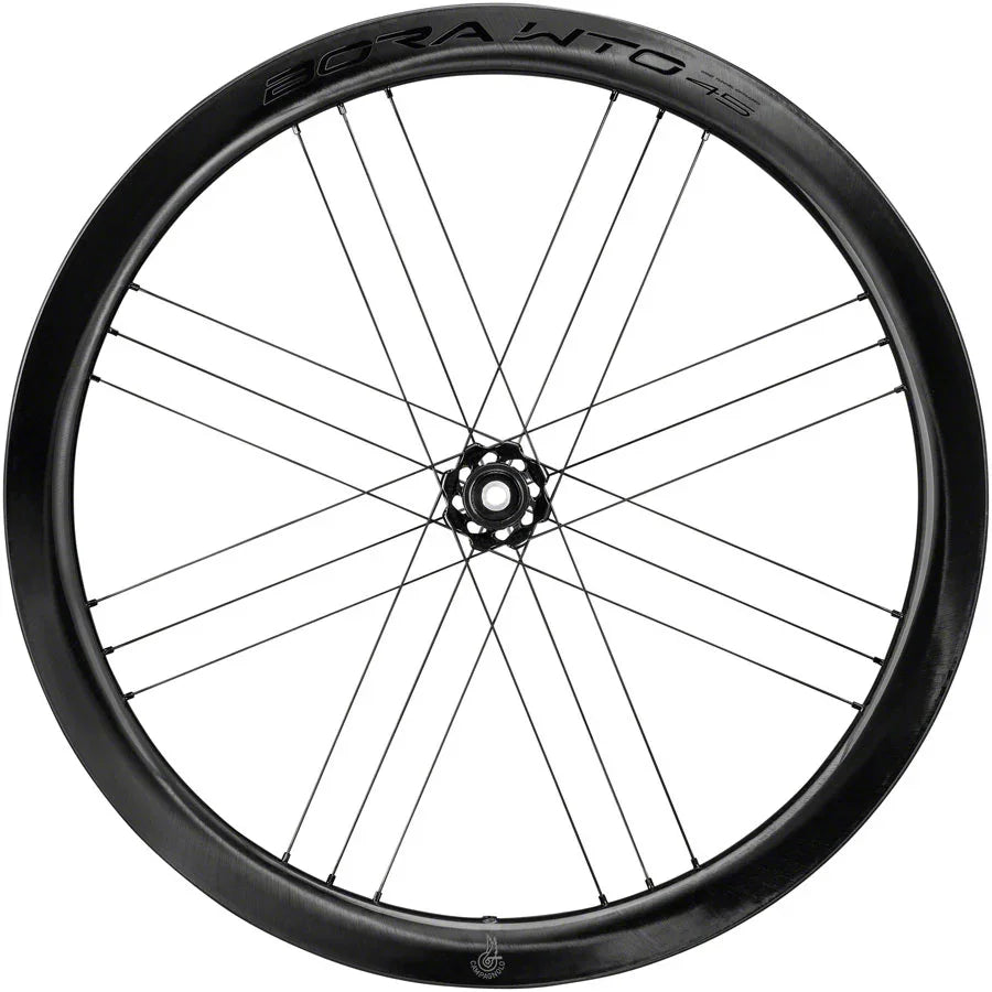Bora WTO 45 C23 Front Wheel - 700c QR x 100mm Center-Lock 2-Way Fit Carbon - Bicycle Warehouse