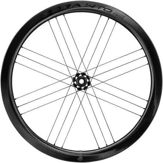 Bora WTO 45 C23 Front Wheel - 700c QR x 100mm Center-Lock 2-Way Fit Carbon - Bicycle Warehouse
