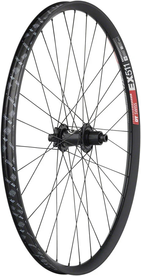 Industry Nine Hydra / DT Swiss EX511 Rear Wheel - 29" 12 x 148mm 6-Bolt Micro Spline BLK - Bicycle Warehouse