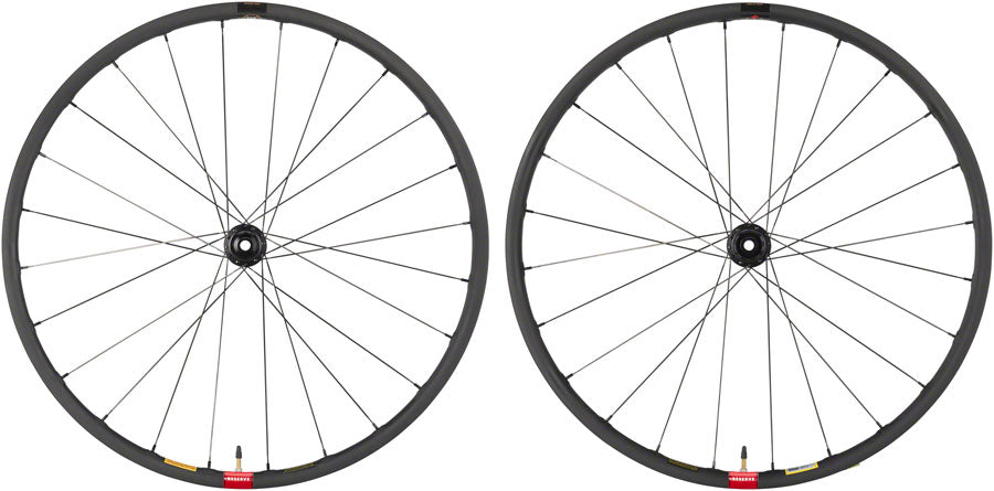 Reserve Wheels Reserve 25 GR Wheelset - 700, 12 x 100/12 x 142, Center-Lock, HG 11 Road, Carbon, I9 Road Classic - Wheels - Bicycle Warehouse