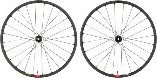Reserve Wheels Reserve 25 GR Wheelset - 700, 12 x 100/12 x 142, Center-Lock, HG 11, Carbon, DT 350 - Wheels - Bicycle Warehouse