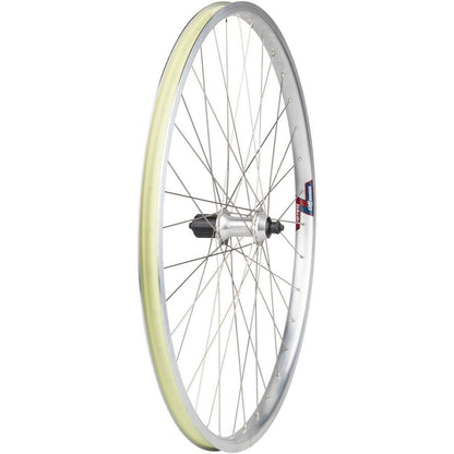 Quality Value HD Series Rear Wheel - 700c, QR x 130mm, Rim Brake, HG 10, Silver, Clincher - Wheels - Bicycle Warehouse
