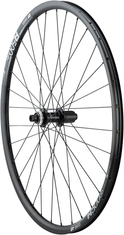105/DT R500 Disc Rear Wheel - 700 12 x 142mm Center-Lock HG 11 BLK - Bicycle Warehouse