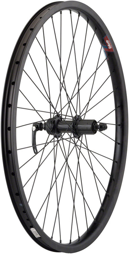 Value HD Series Rear Wheel - 26" QR x 135mm Center-Lock Disc / Rim Brake HG 10 BLK - Bicycle Warehouse