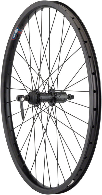 Value HD Series Rear Wheel - 26" QR x 135mm Center-Lock Disc / Rim Brake HG 10 BLK - Bicycle Warehouse