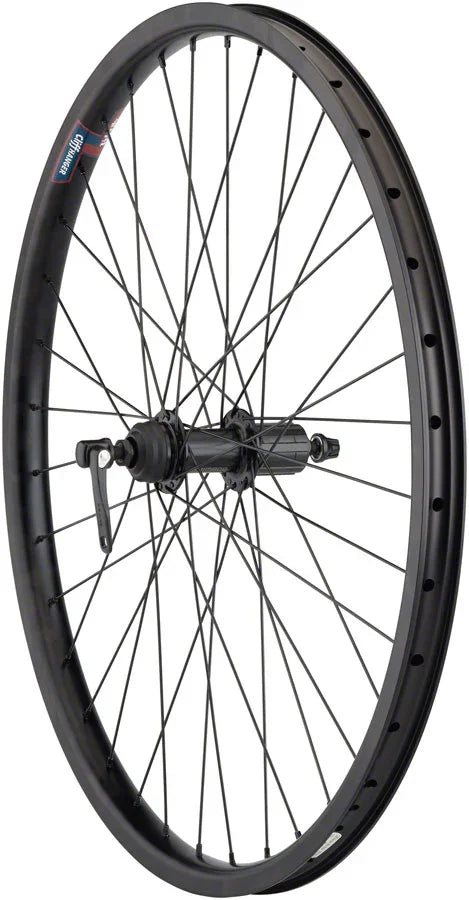 Value HD Series Rear Wheel - 26" QR x 135mm Center-Lock Disc / Rim Brake HG 10 BLK - Bicycle Warehouse