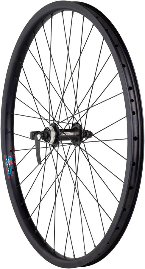 Value HD Series Disc Front Wheel - 26" QR x 100mm Center-Lock BLK - Bicycle Warehouse