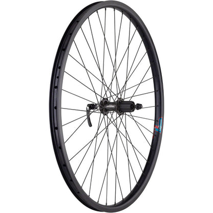 Quality Value HD Series Disc Rear Bike Wheel - 700, QR x 135mm, Center-Lock, HG 10 - Wheels - Bicycle Warehouse