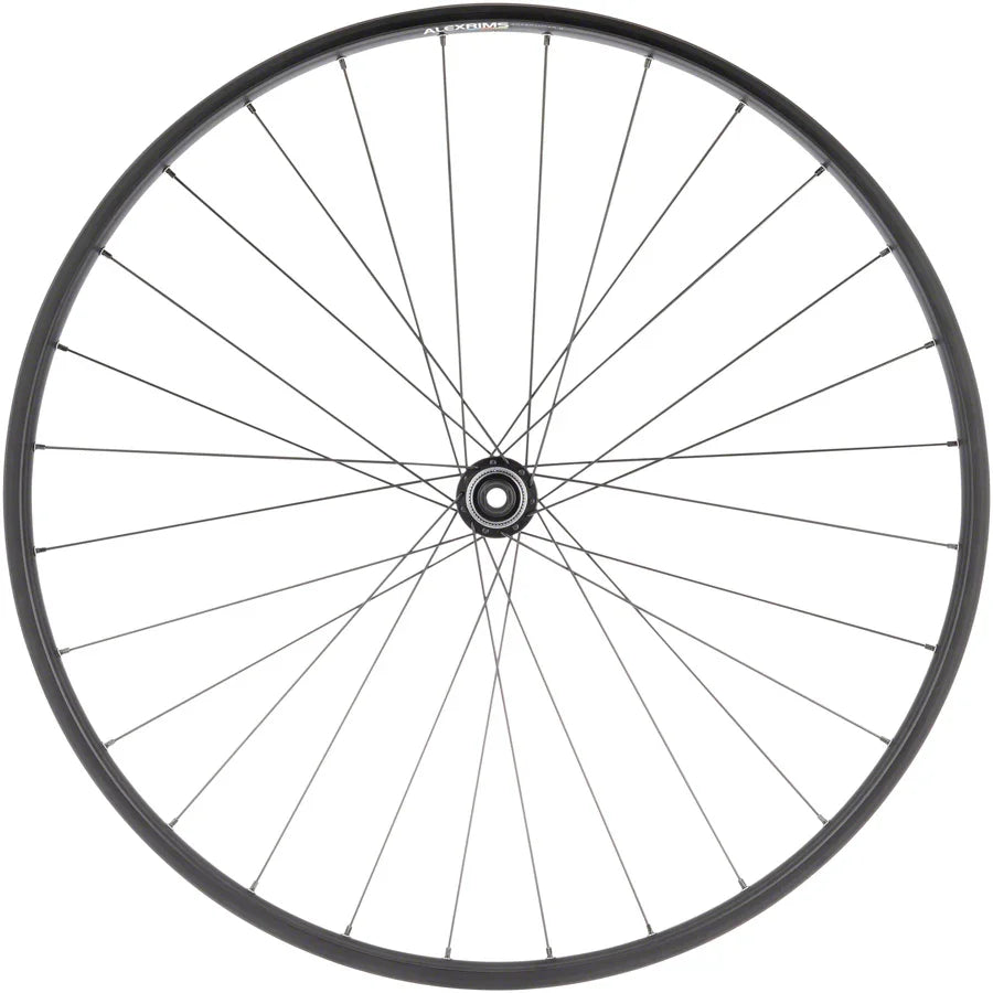 Value Double Wall Series Disc Front Wheel - 700 12 x 100mm Center-Lock BLK - Bicycle Warehouse
