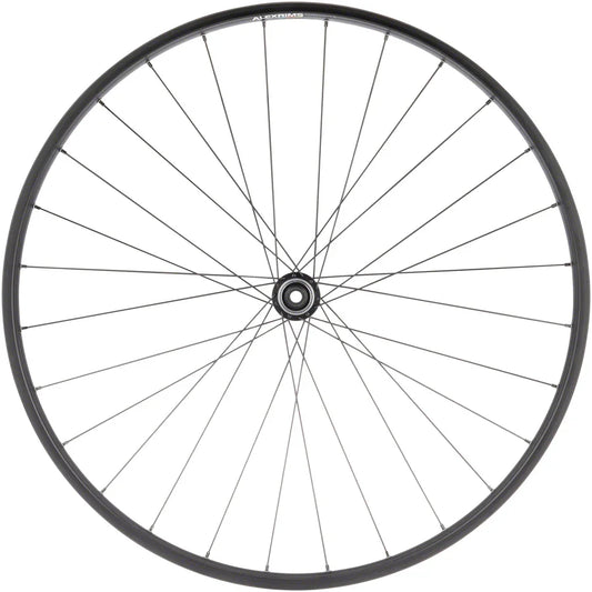 Value Double Wall Series Disc Front Wheel - 700 12 x 100mm Center-Lock BLK - Bicycle Warehouse