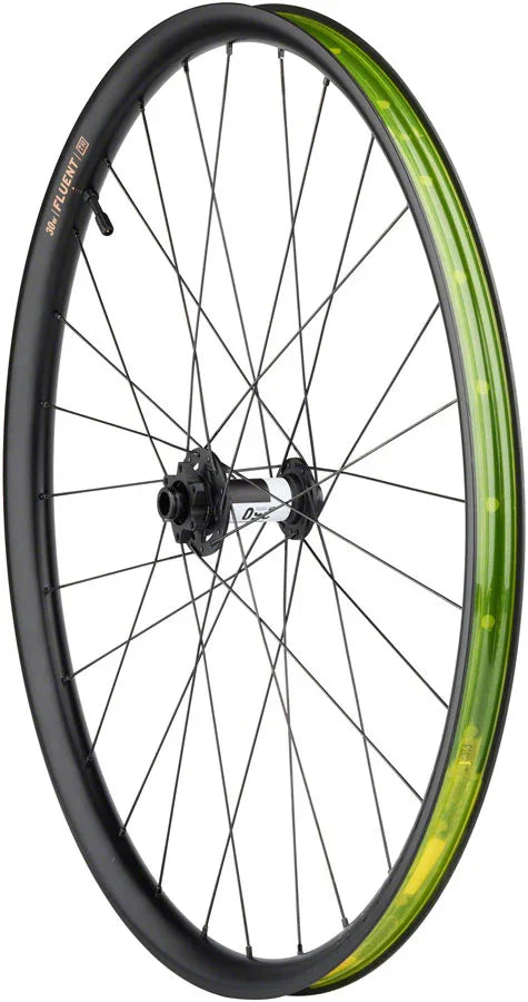 Teravail Fluent Mountain Front Wheel - 29" 15 x 110mm Boost 6-Bolt Carbon DT350 28H - Bicycle Warehouse