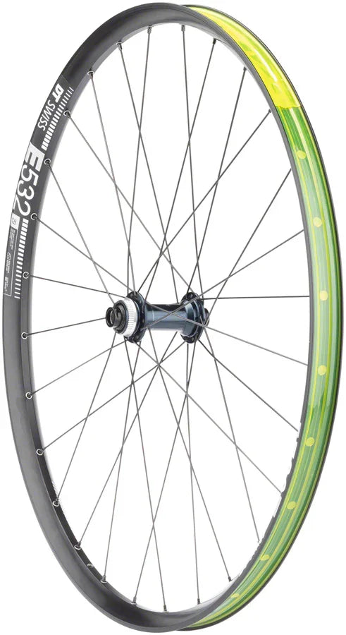 Shimano SLX/DT E532 Front Wheel - 29" 15 x 110mm Center-Lock BLK - Bicycle Warehouse