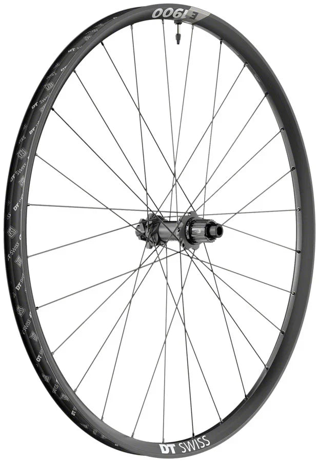 E 1900 Spline 30 Rear Wheel - 27.5" 12 x 148mm 6-Bolt Micro Spline BLK - Bicycle Warehouse