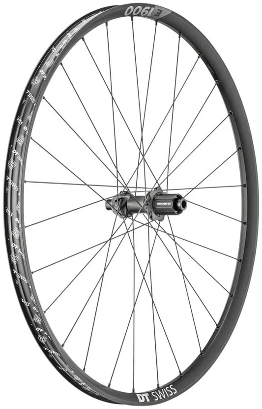 E 1900 Spline 30 Rear Wheel - 29" 12 x 142mm Center-Lock HG 11 MTN BLK - Bicycle Warehouse