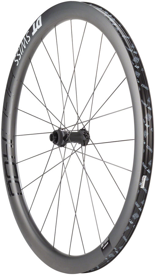 HGC 1400 Spline 42 Front Wheel - 700 12 x 100mm Center-Lock Black - Bicycle Warehouse
