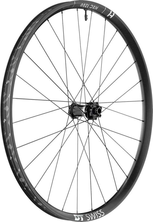 HXC 1200 Spline Front Wheel - 29" 15 x 110mm 6-Bolt Black - Bicycle Warehouse