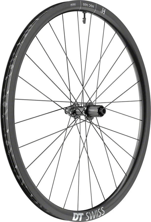 HGC 1400 Spline 30 Rear Wheel - 700c 12 x 148mm Center-Lock HG 11 Road Ratchet EXP OS 30 BLK - Bicycle Warehouse