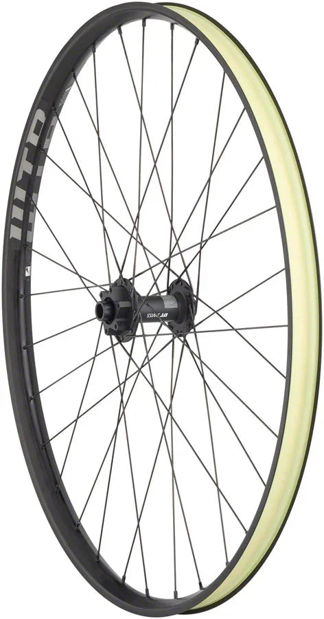 DT 370 / WTB KOM i30 Front Wheel - 29" 15 x 110mm 6-Bolt BLK - Bicycle Warehouse