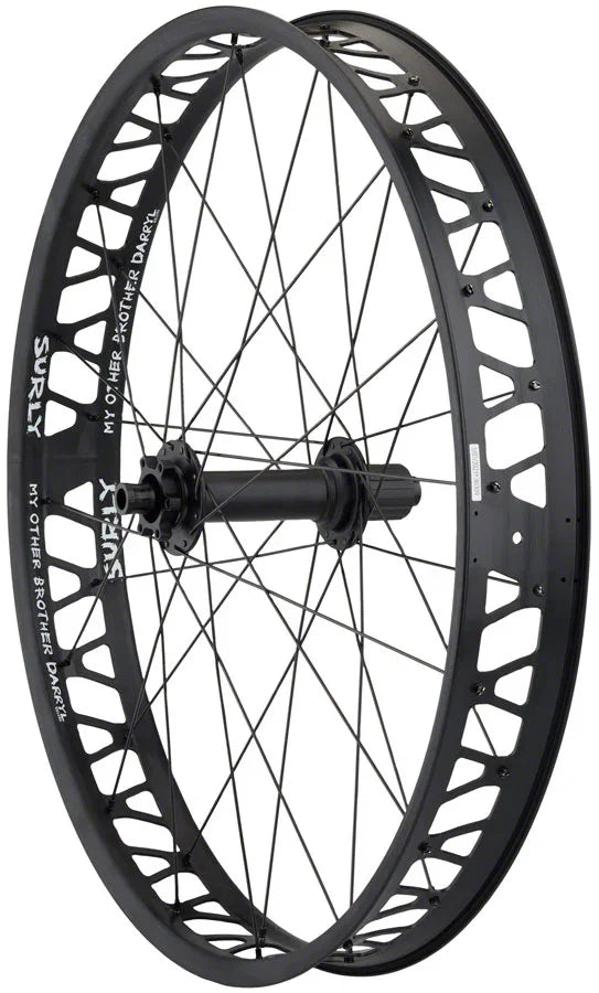 Bear Pawls / Other Brother Darryl Rear Wheel - 26" Fat 12 x 197mm 6-Bolt HG 11 BLK - Bicycle Warehouse