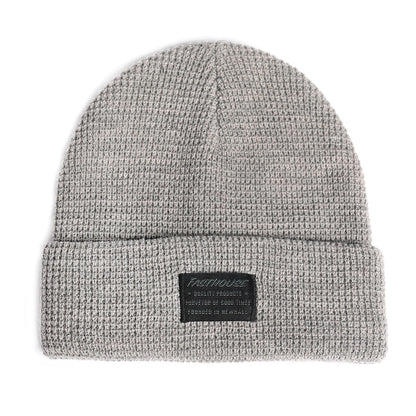 Waffle Beanie - Silver - Bicycle Warehouse