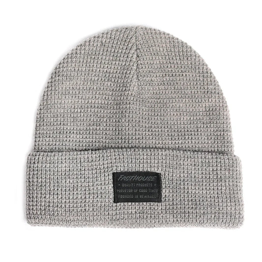 Waffle Beanie - Silver - Bicycle Warehouse