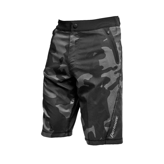 Crossline 2.0 Youth Short - Black/Camo - Bicycle Warehouse