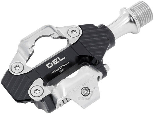 Wolf Tooth DEL Gravel Race Clipless Pedals - Single Sided Clipless Alloy 9/16" BLK Pair Shimano SPD