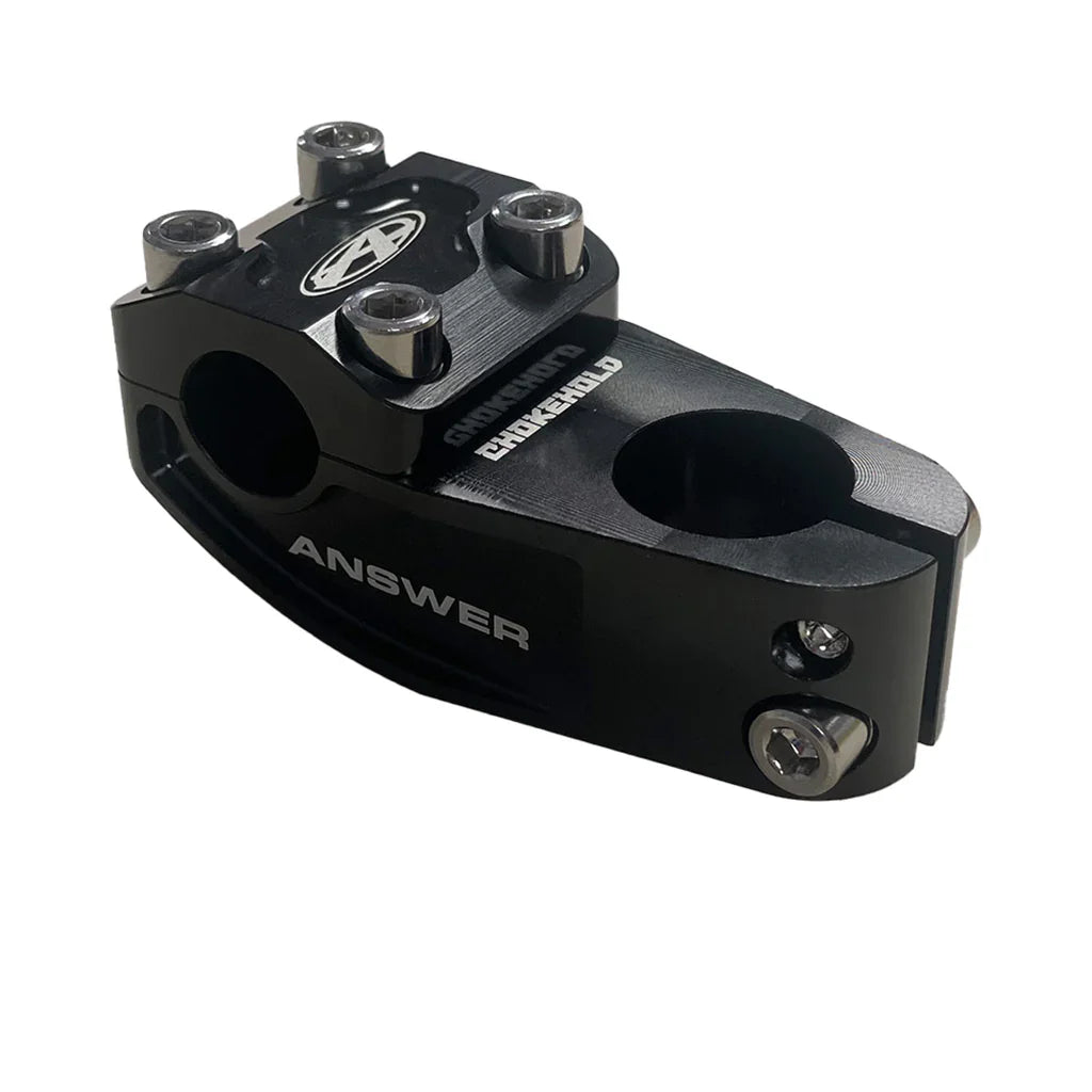 AnswerBMX Chokehold Stem (22.2) 50mm Black - Bicycle Warehouse