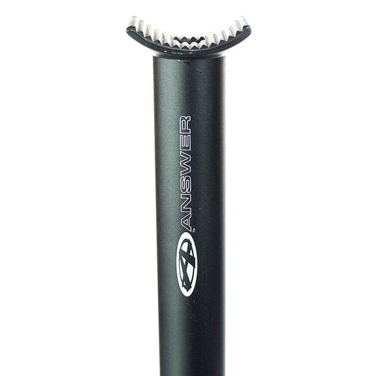 AnswerBMX Alloy Pivotal Seatpost 26.8x300mm Black - Bicycle Warehouse
