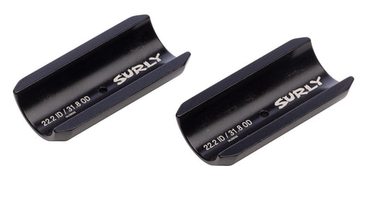 Surly Handlebar Clamp Shim - 22.2mm to 31.8mm Shim Black