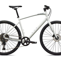 2026 Specialized Sirrus X 3.0 Km Bike Gloss Metallic White Silver / Metallic Deep Marine Frost Reflective Xl