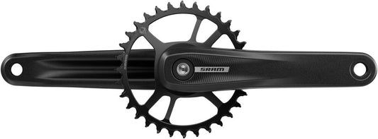 SRAM S100 Eagle Crankset - 175mm 32t Steel Chainring Aluminum Crankarms For Powerspine Bottom Bracket BLK 49mm Chainline B1